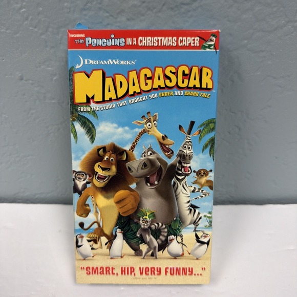 Other - Madagascar (VHS, 2005) Including The Penguins In A Christmas Caper